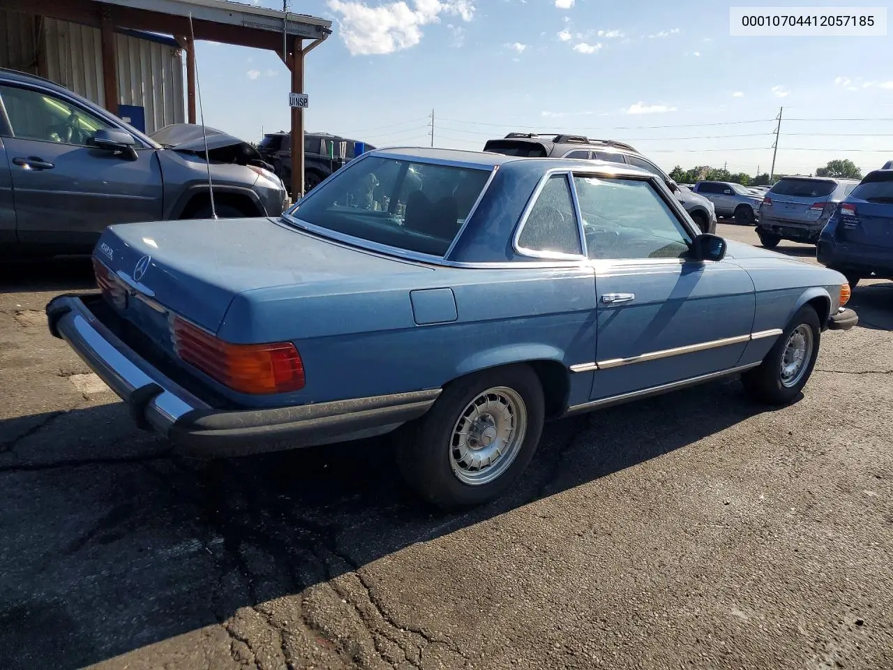 1979 Mercedes-Benz 450 Sl VIN: 00010704412057185 Lot: 61081396