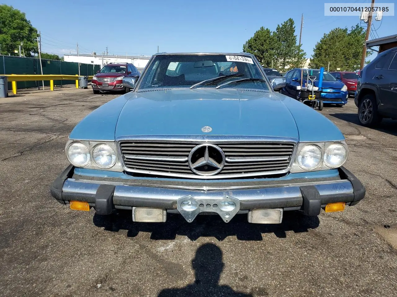 1979 Mercedes-Benz 450 Sl VIN: 00010704412057185 Lot: 61081396
