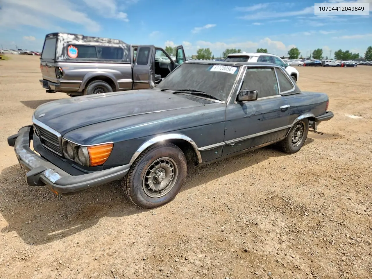 1979 Mercedes-Benz 450Sl VIN: 10704412049849 Lot: 61128056