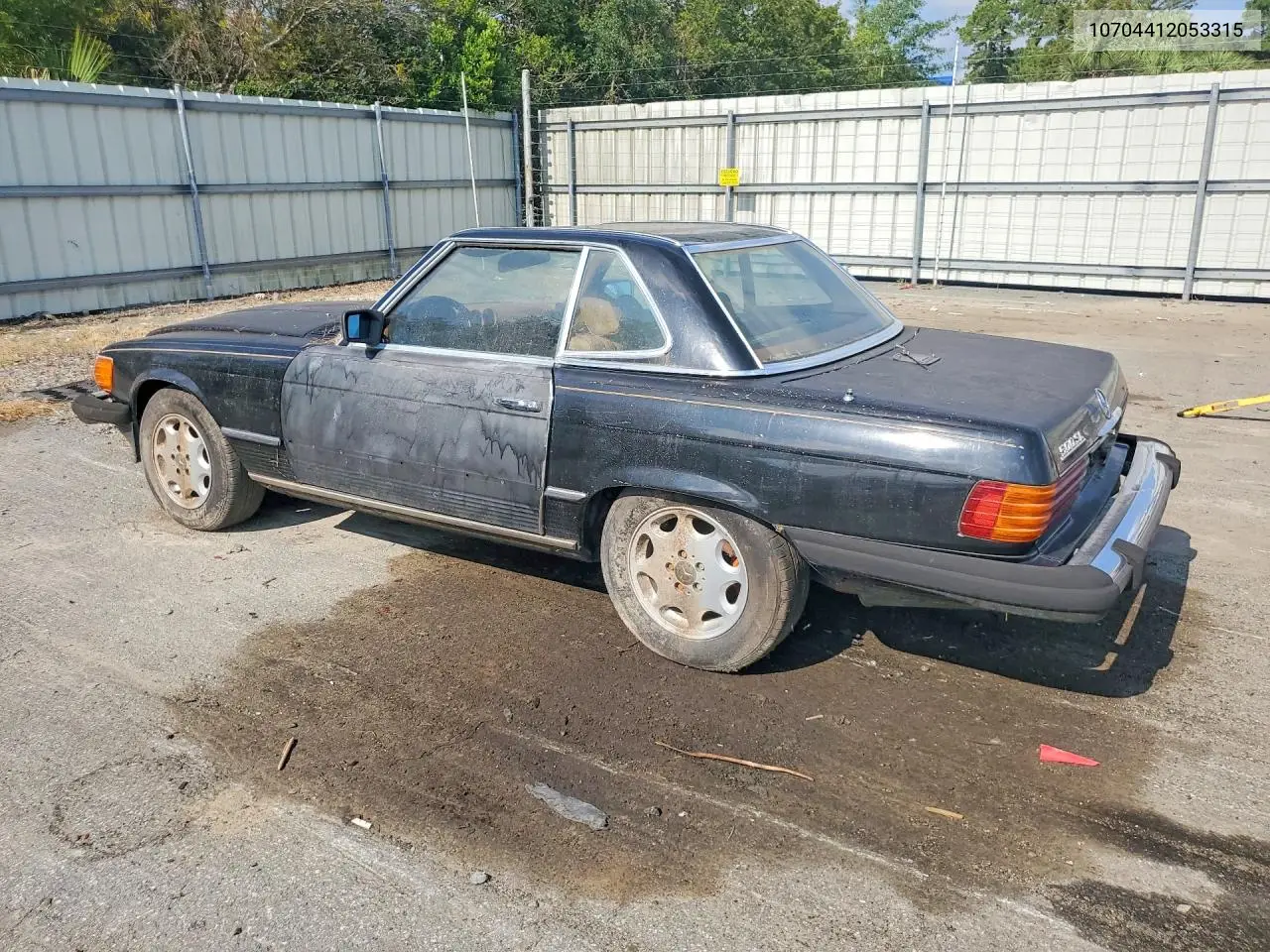 1979 Mercedes-Benz 450 VIN: 10704412053315 Lot: 85619545
