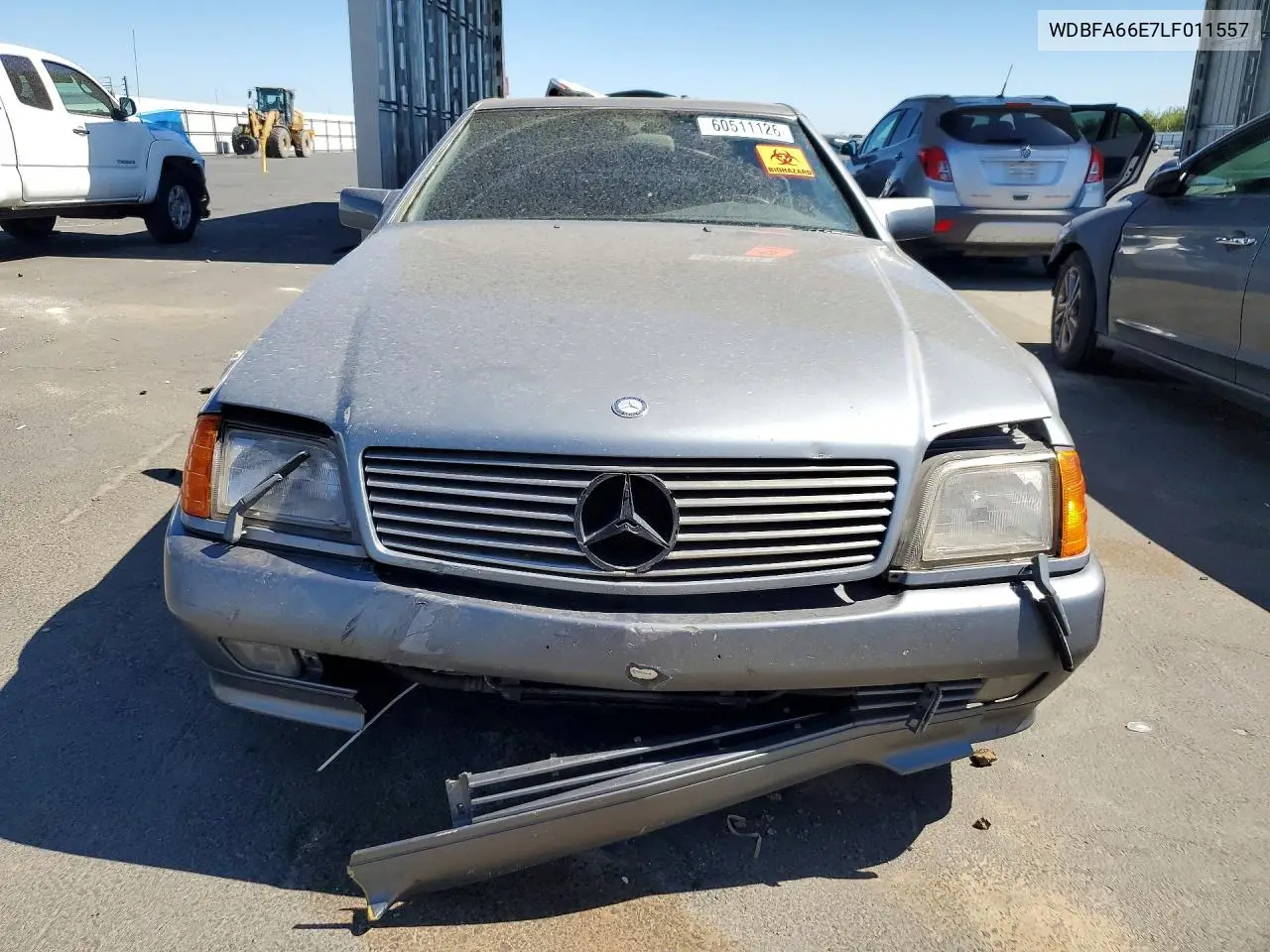 1990 Mercedes-Benz 500 Sl VIN: WDBFA66E7LF011557 Lot: 60511126