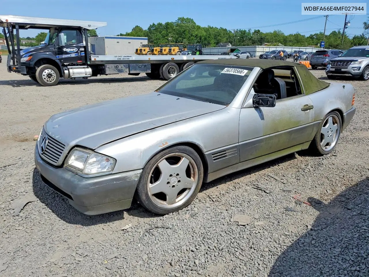 1991 Mercedes-Benz 500 Sl VIN: WDBFA66E4MF027944 Lot: 56370566