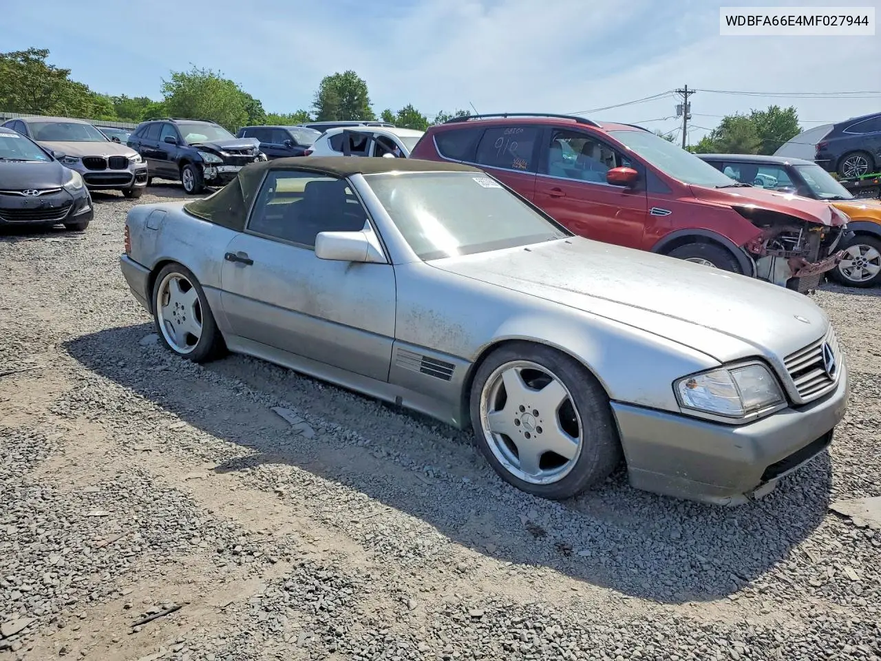 1991 Mercedes-Benz 500 Sl VIN: WDBFA66E4MF027944 Lot: 56370566