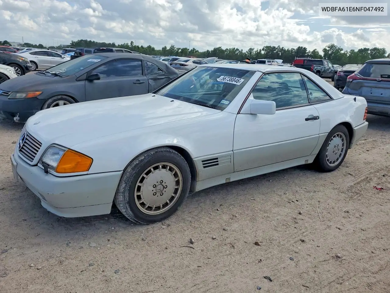 1992 Mercedes-Benz 300 Sl VIN: WDBFA61E6NF047492 Lot: 56738846