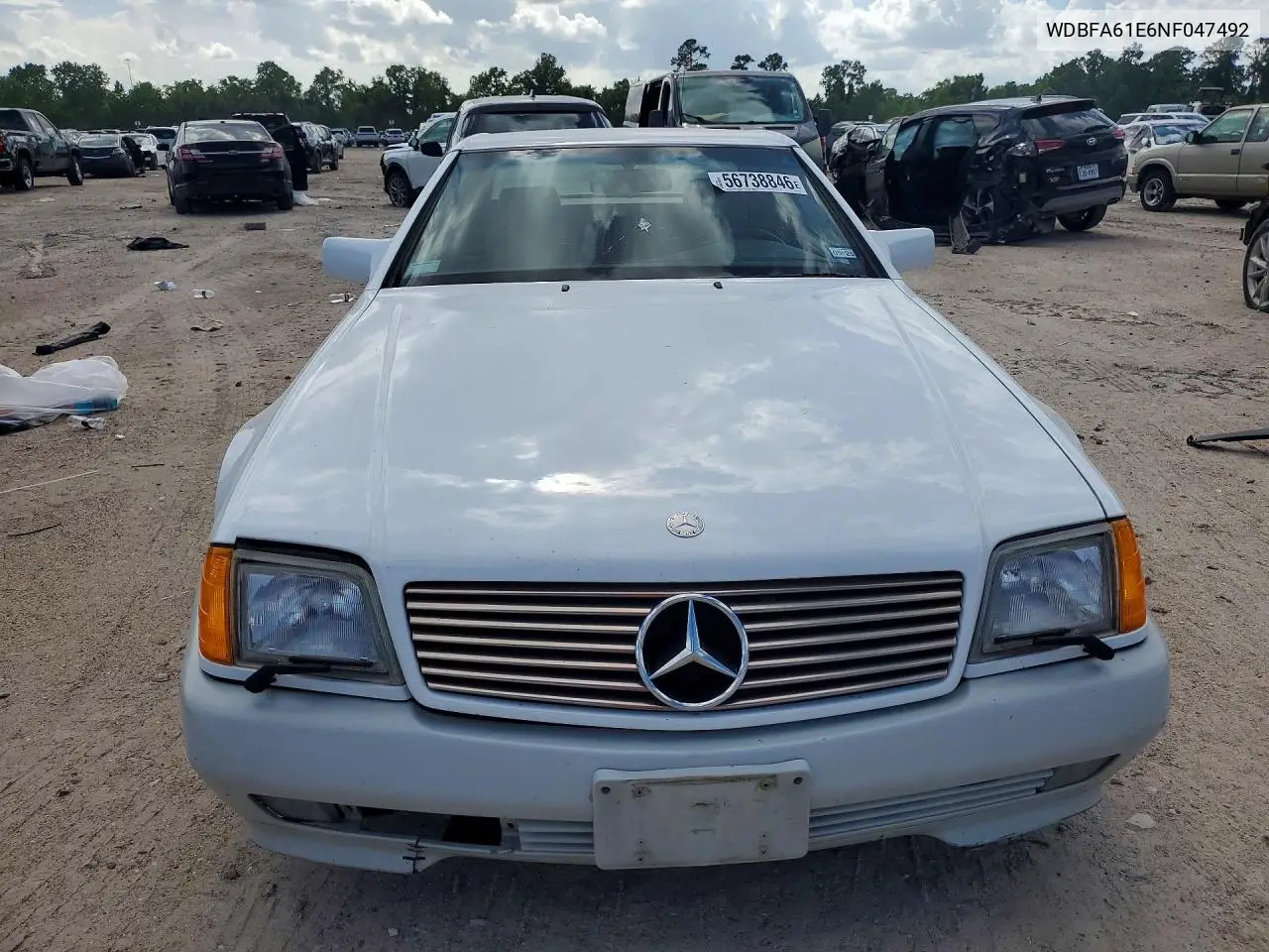 1992 Mercedes-Benz 300 Sl VIN: WDBFA61E6NF047492 Lot: 56738846