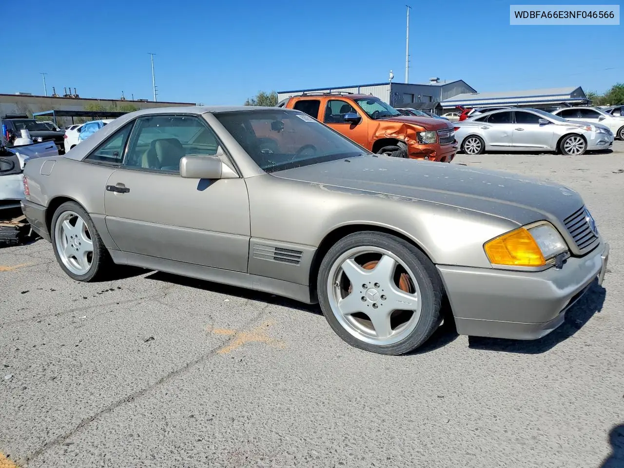 1992 Mercedes-Benz 500 Sl VIN: WDBFA66E3NF046566 Lot: 60025116