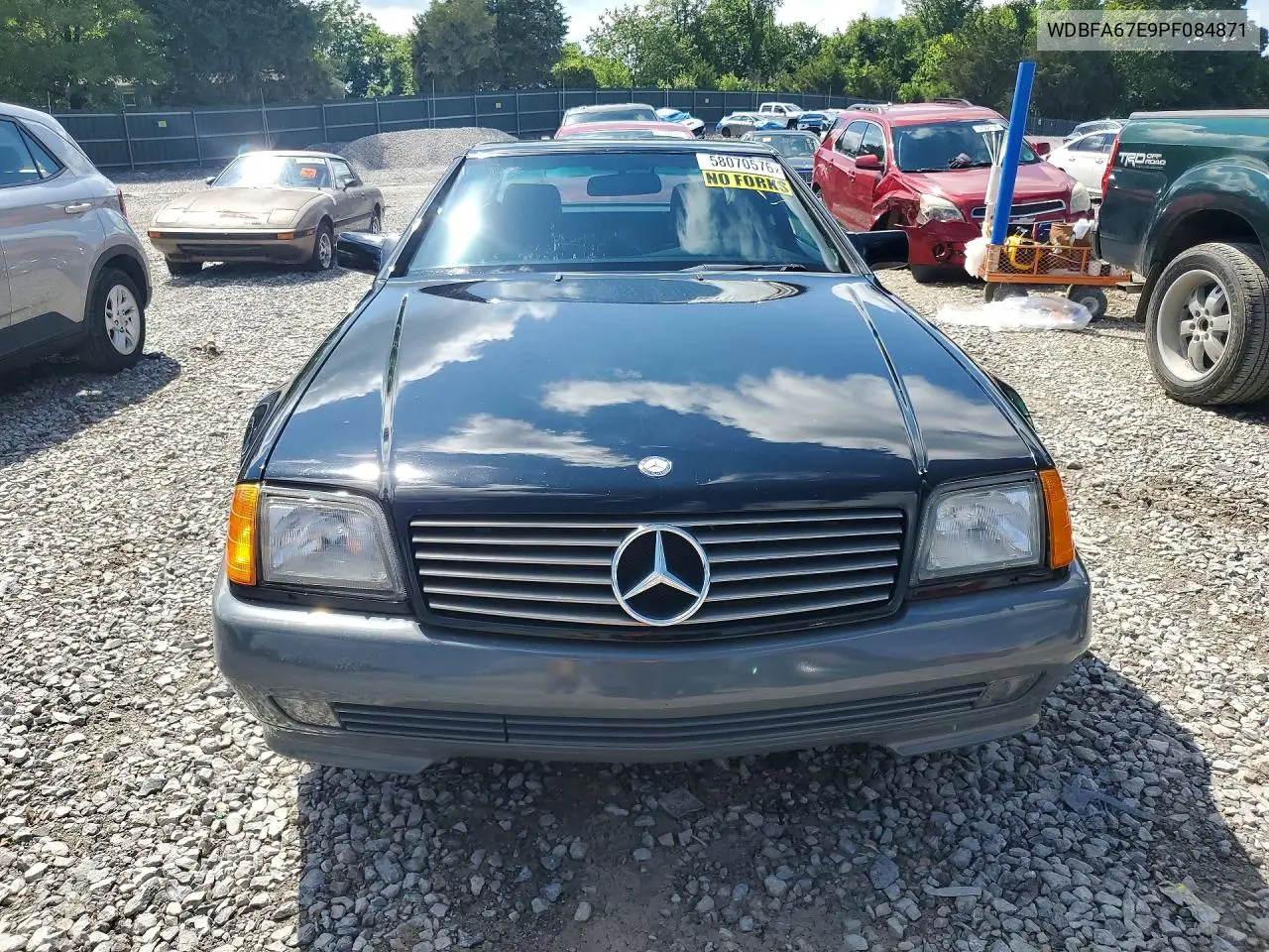 1993 Mercedes-Benz 500 Sl VIN: WDBFA67E9PF084871 Lot: 58070576