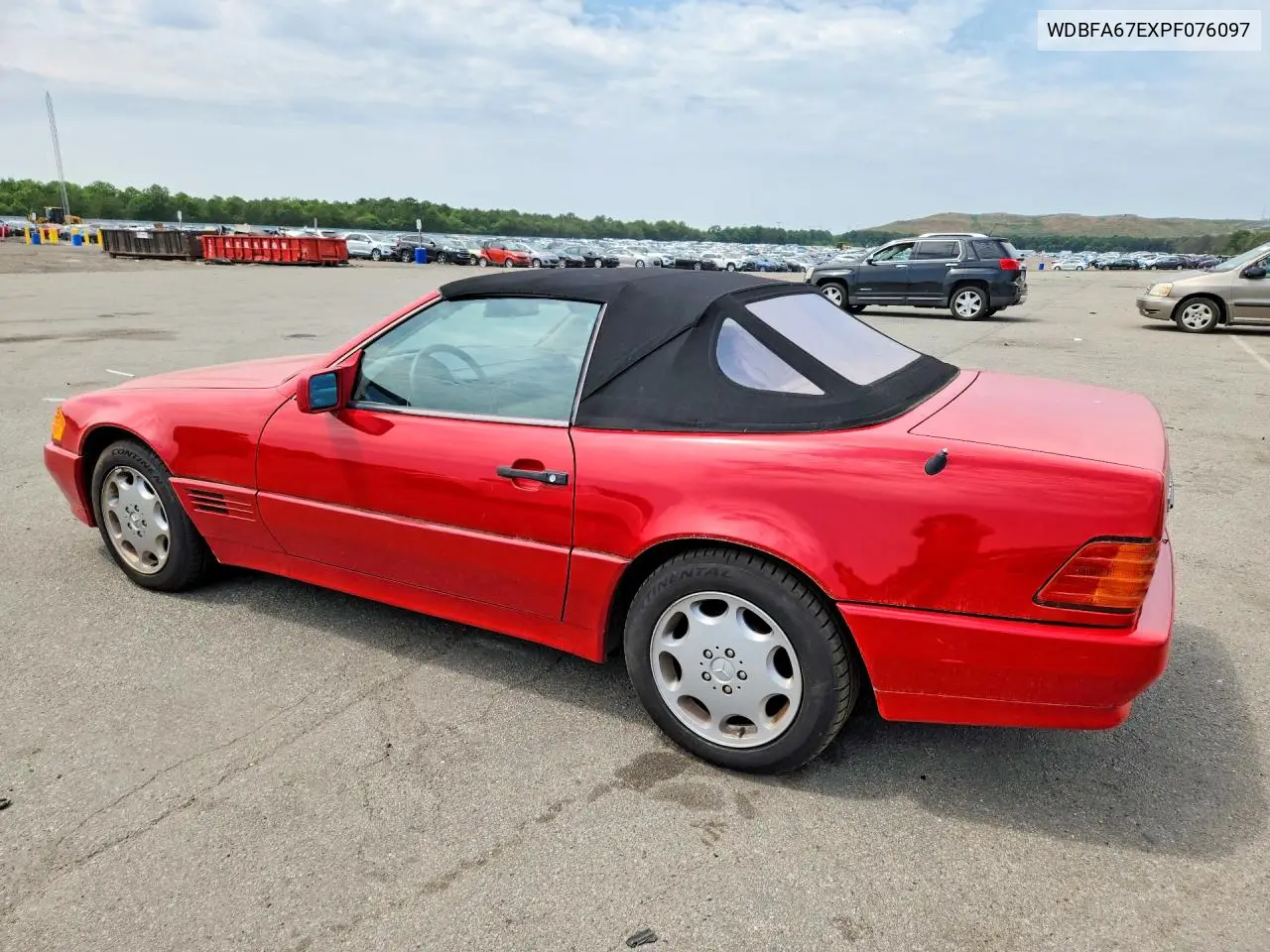 1993 Mercedes-Benz 500 Sl VIN: WDBFA67EXPF076097 Lot: 58612386