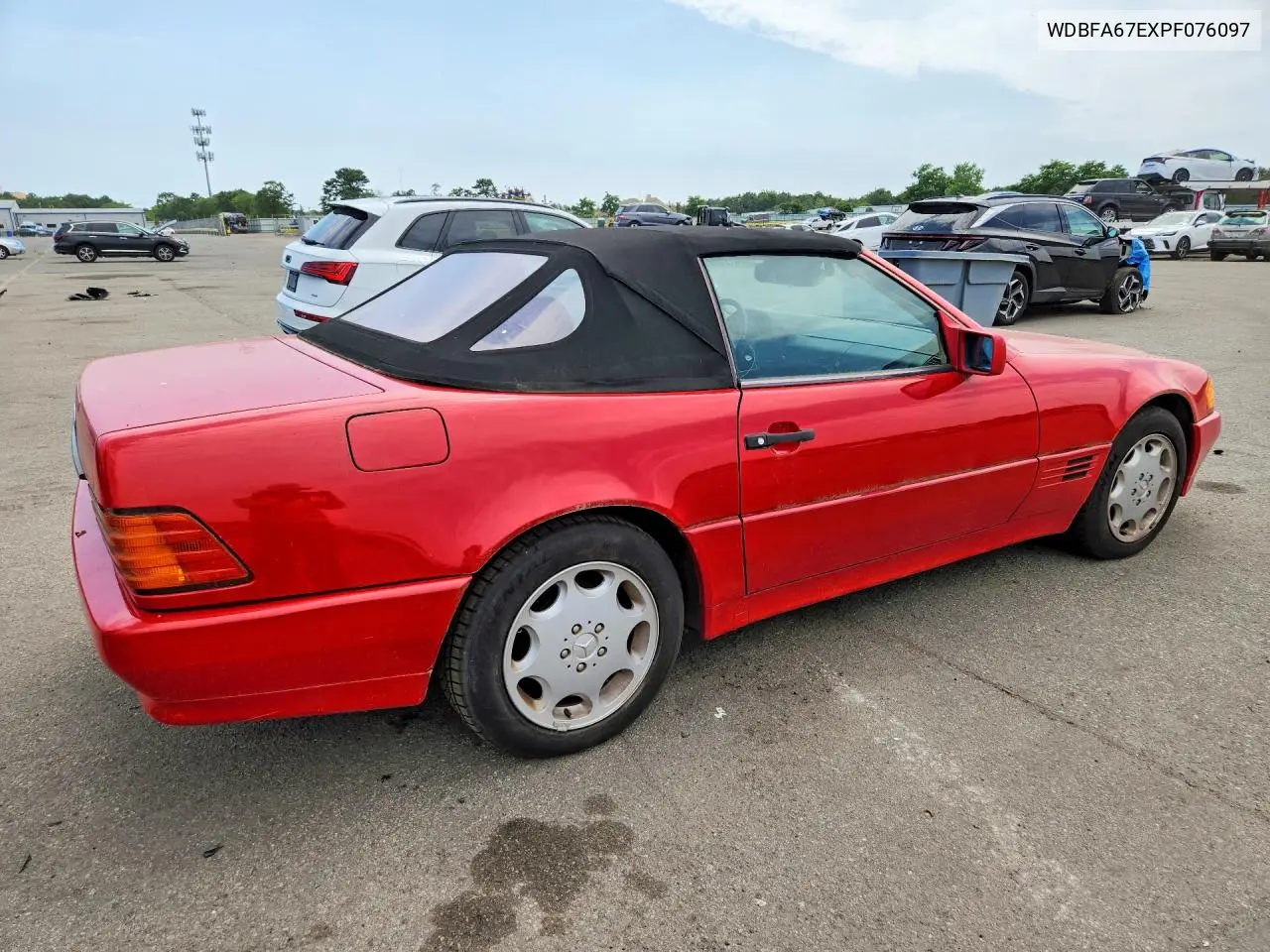 1993 Mercedes-Benz 500 Sl VIN: WDBFA67EXPF076097 Lot: 58612386
