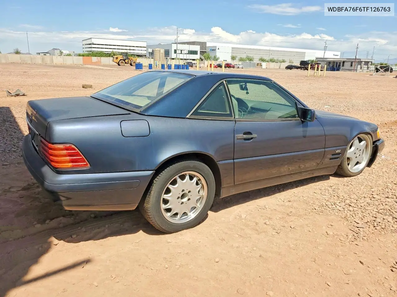1996 Mercedes-Benz Sl 600 VIN: WDBFA76F6TF126763 Lot: 58553196