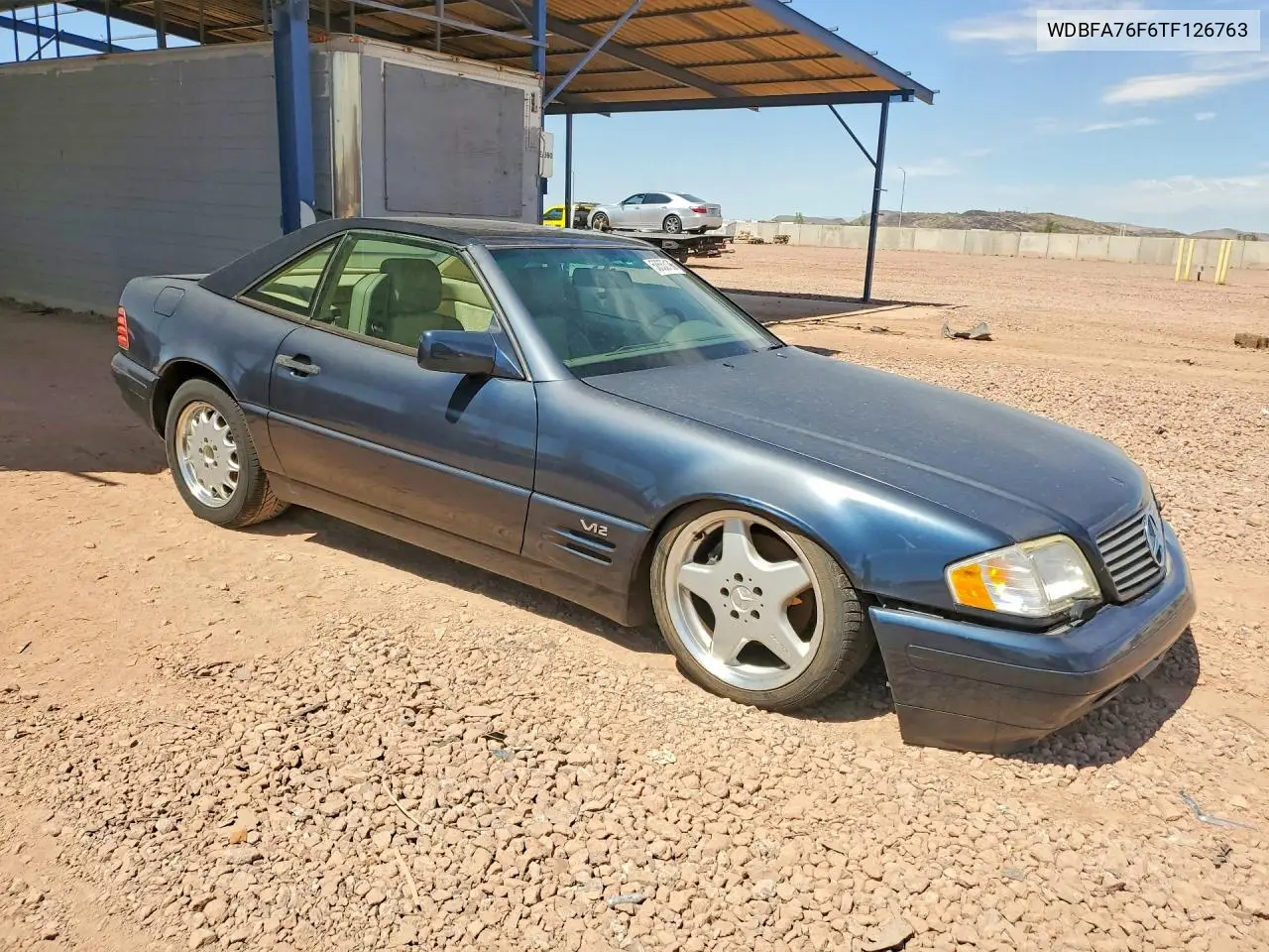 1996 Mercedes-Benz Sl 600 VIN: WDBFA76F6TF126763 Lot: 58553196