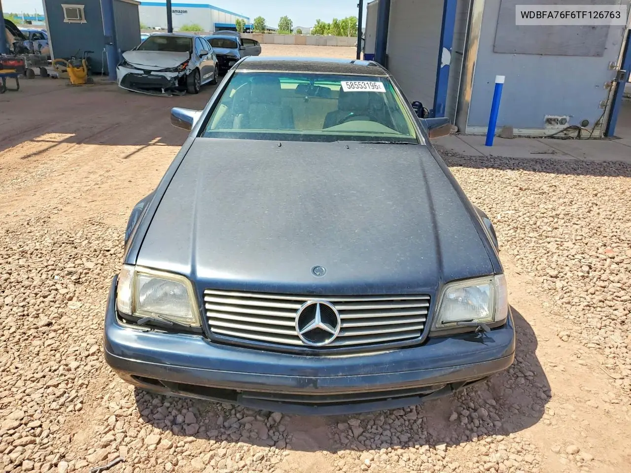1996 Mercedes-Benz Sl 600 VIN: WDBFA76F6TF126763 Lot: 58553196