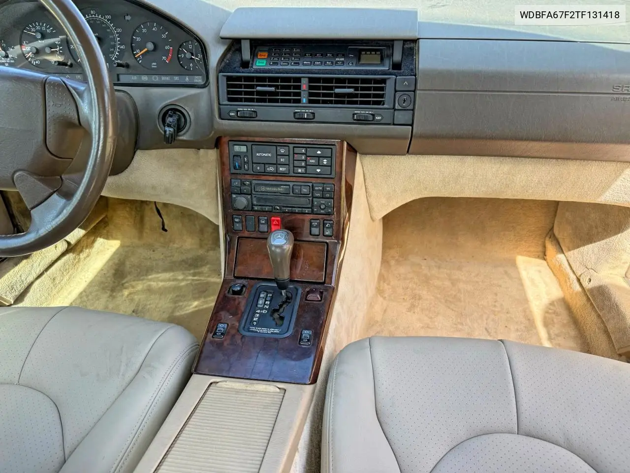 1996 Mercedes-Benz Sl 500 VIN: WDBFA67F2TF131418 Lot: 61315696