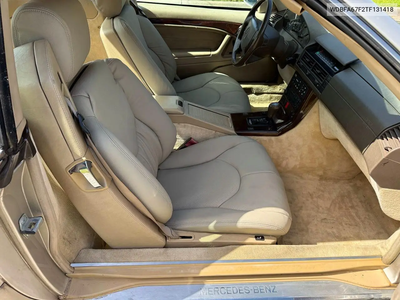 1996 Mercedes-Benz Sl 500 VIN: WDBFA67F2TF131418 Lot: 61315696