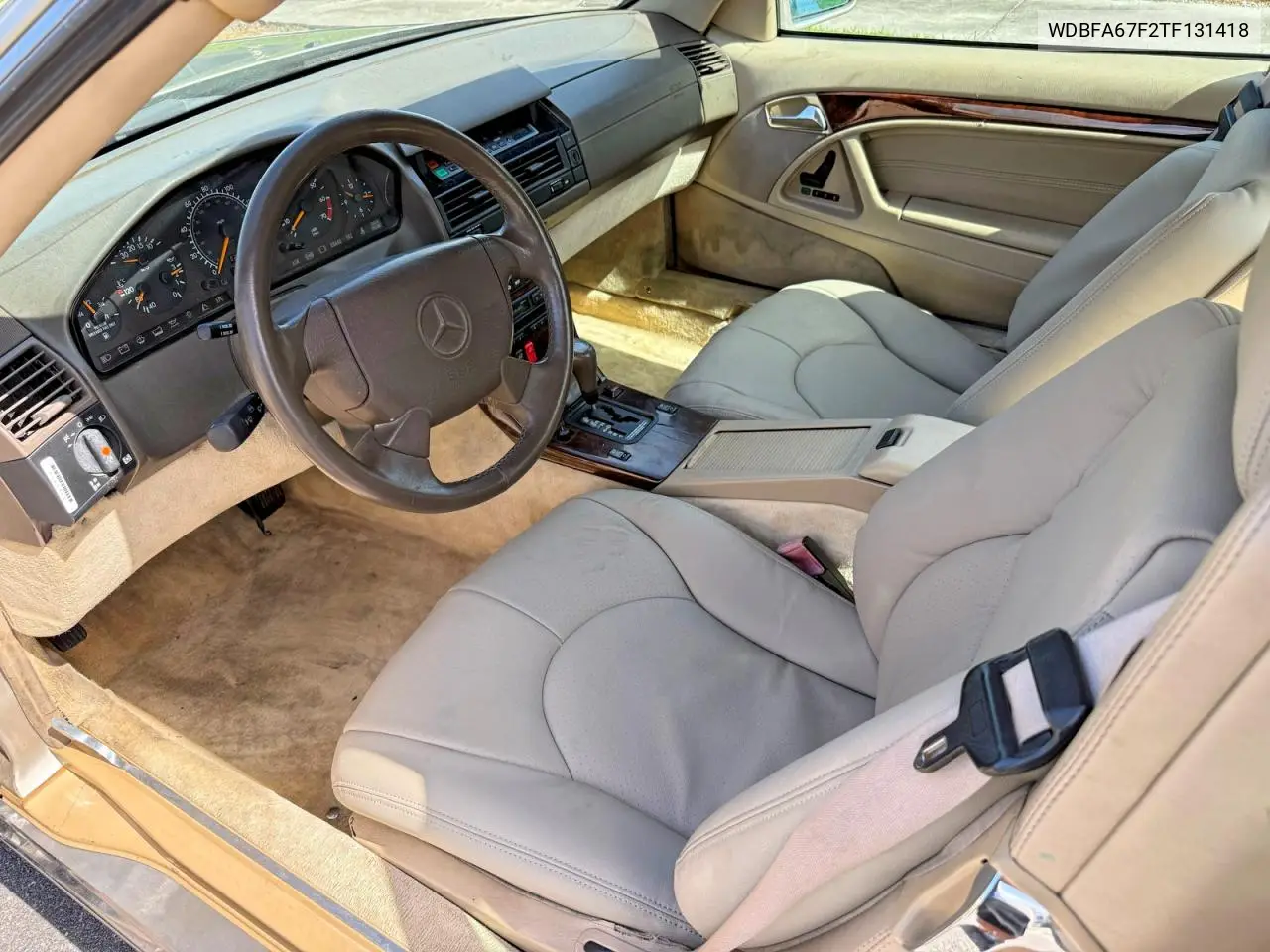 1996 Mercedes-Benz Sl 500 VIN: WDBFA67F2TF131418 Lot: 61315696