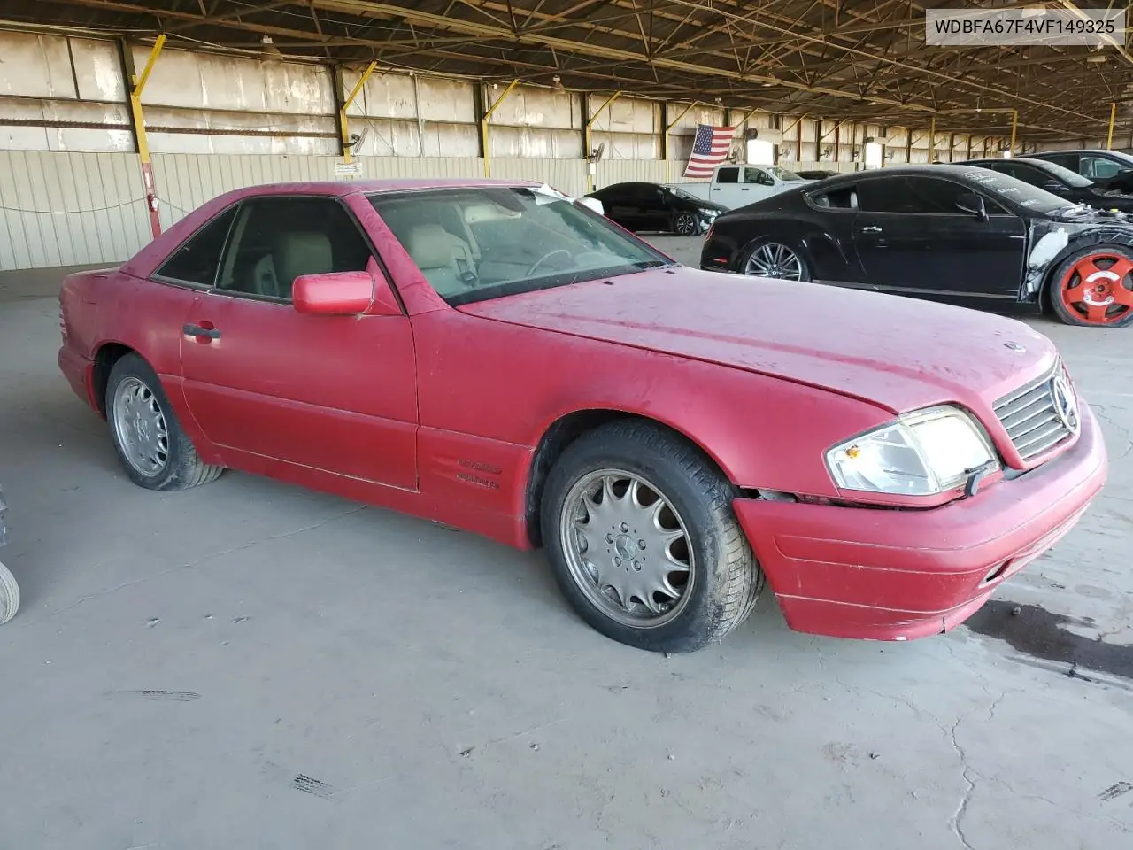 1997 Mercedes-Benz Sl 500 VIN: WDBFA67F4VF149325 Lot: 93149895
