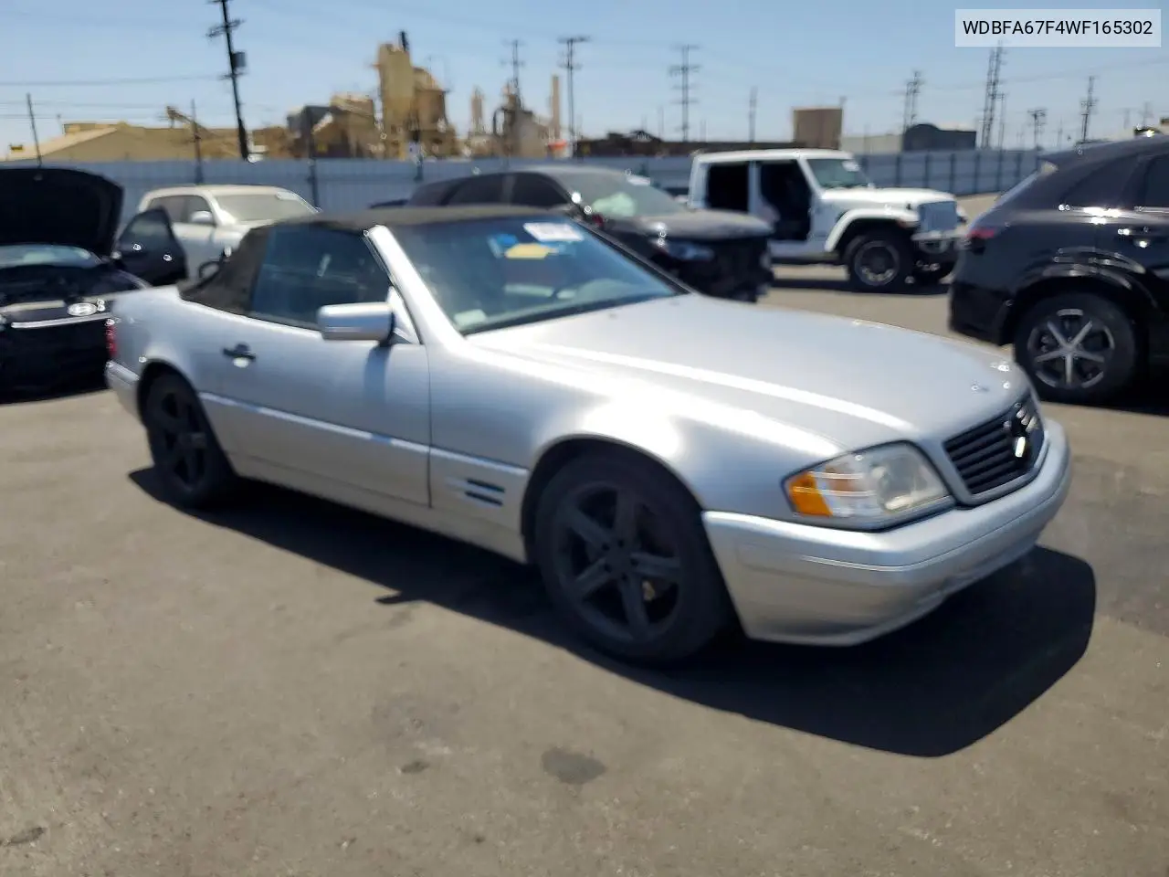 1998 Mercedes-Benz Sl 500 VIN: WDBFA67F4WF165302 Lot: 54041896