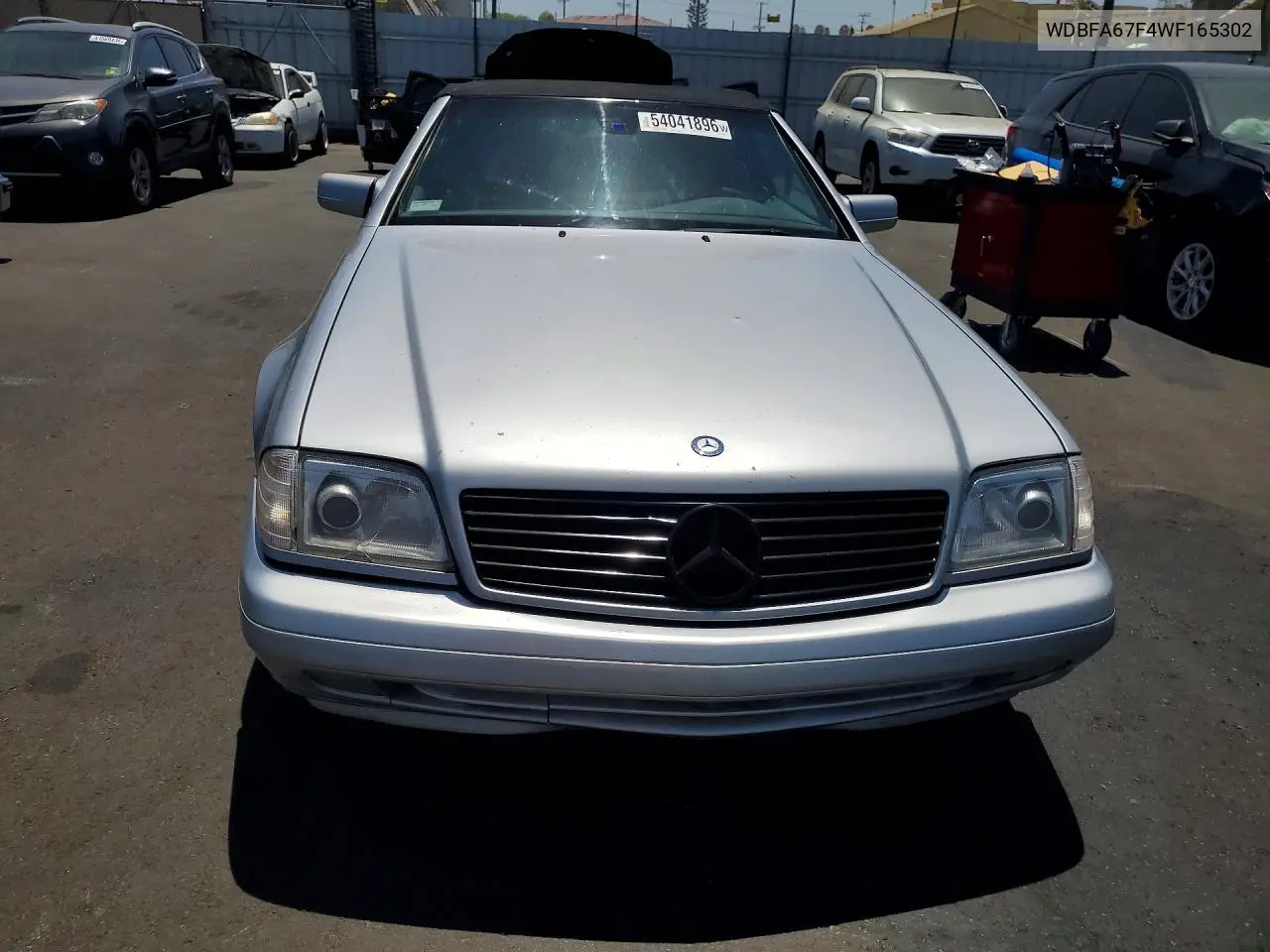 1998 Mercedes-Benz Sl 500 VIN: WDBFA67F4WF165302 Lot: 54041896