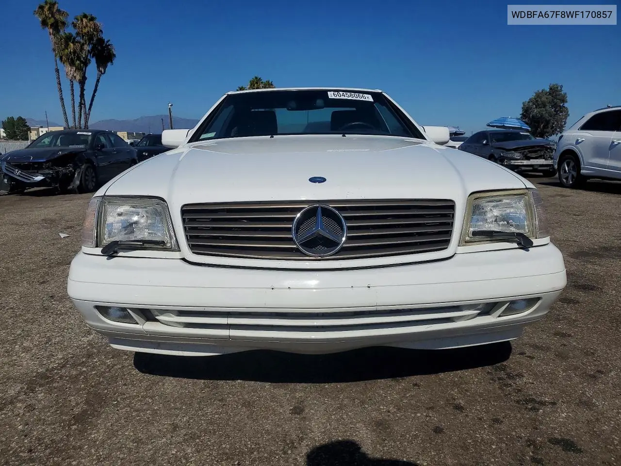 1998 Mercedes-Benz Sl 500 VIN: WDBFA67F8WF170857 Lot: 60458066