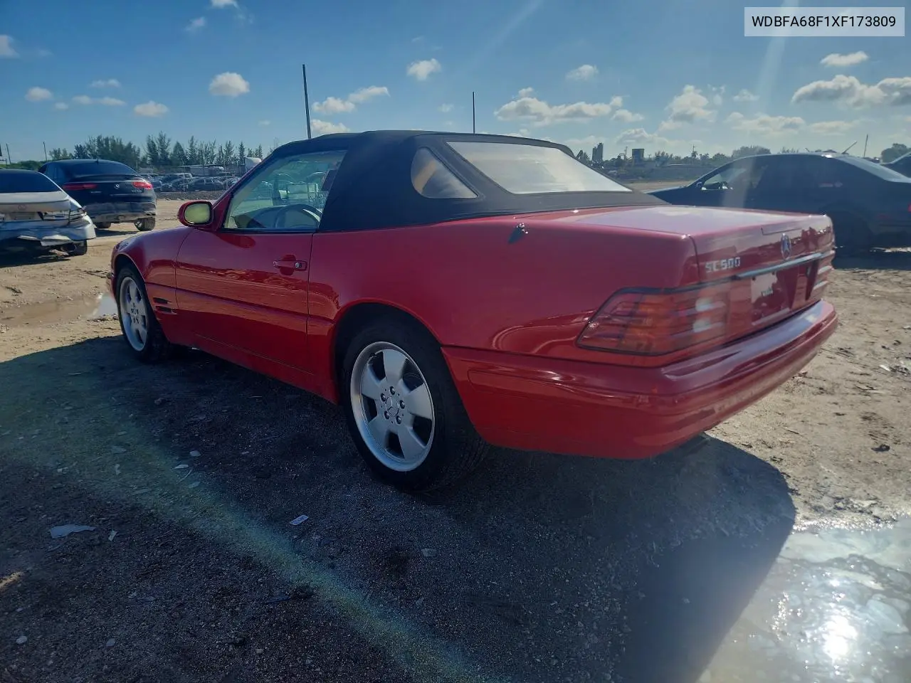 1999 Mercedes-Benz Sl 500 VIN: WDBFA68F1XF173809 Lot: 52836326