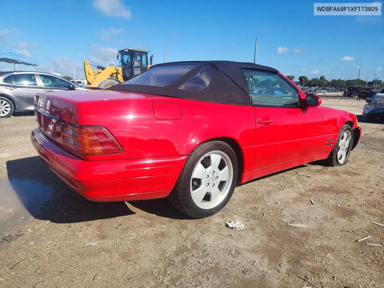 1999 Mercedes-Benz Sl 500 VIN: WDBFA68F1XF173809 Lot: 52836326