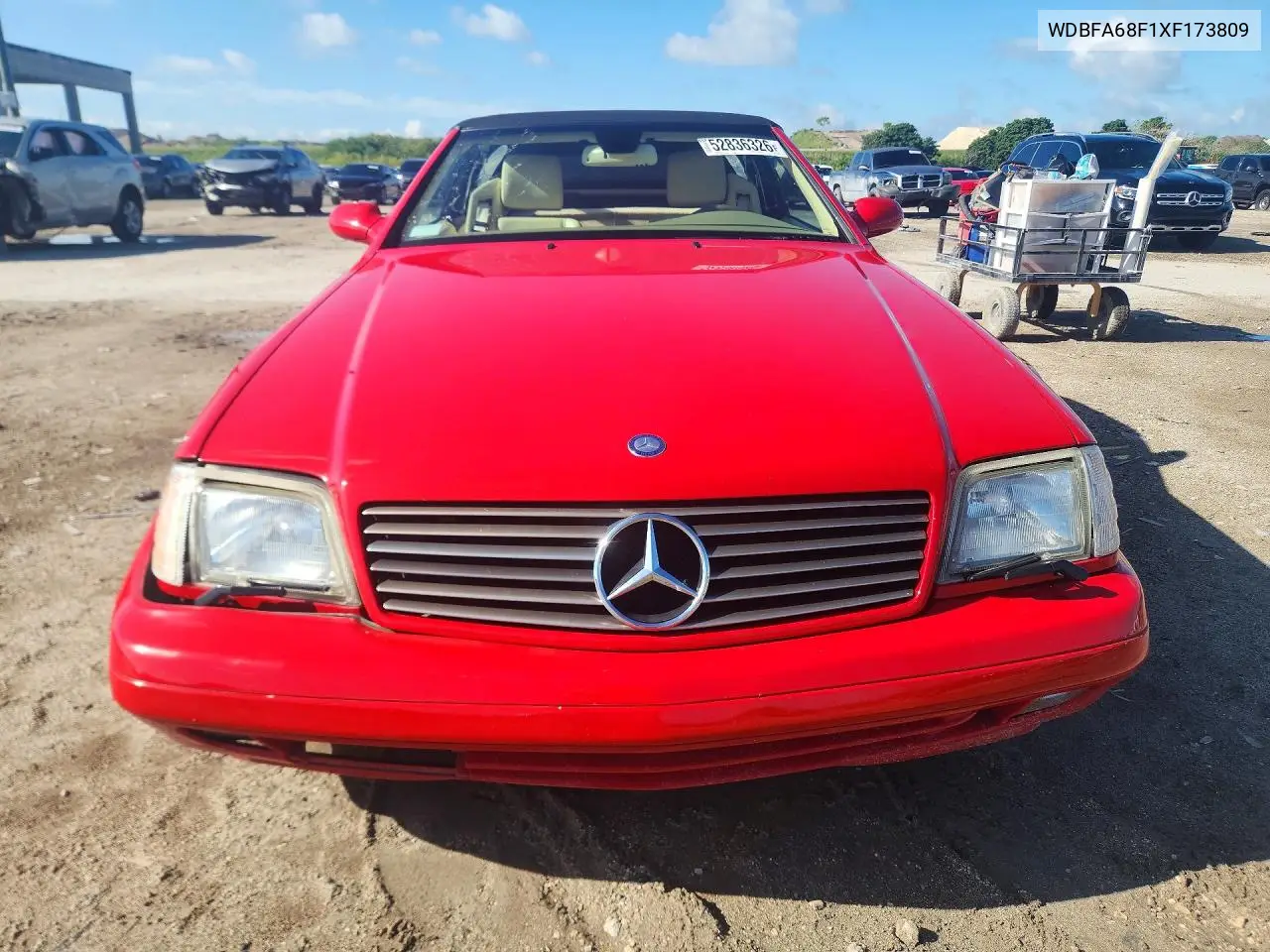 1999 Mercedes-Benz Sl 500 VIN: WDBFA68F1XF173809 Lot: 52836326