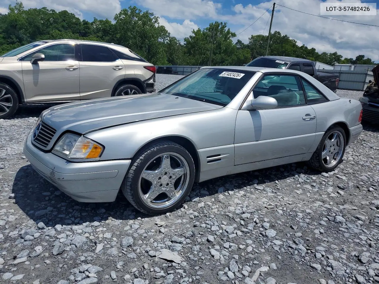1999 Mercedes Benz Sl500 VIN: WDBFA68FXXF180810 Lot: 57482426