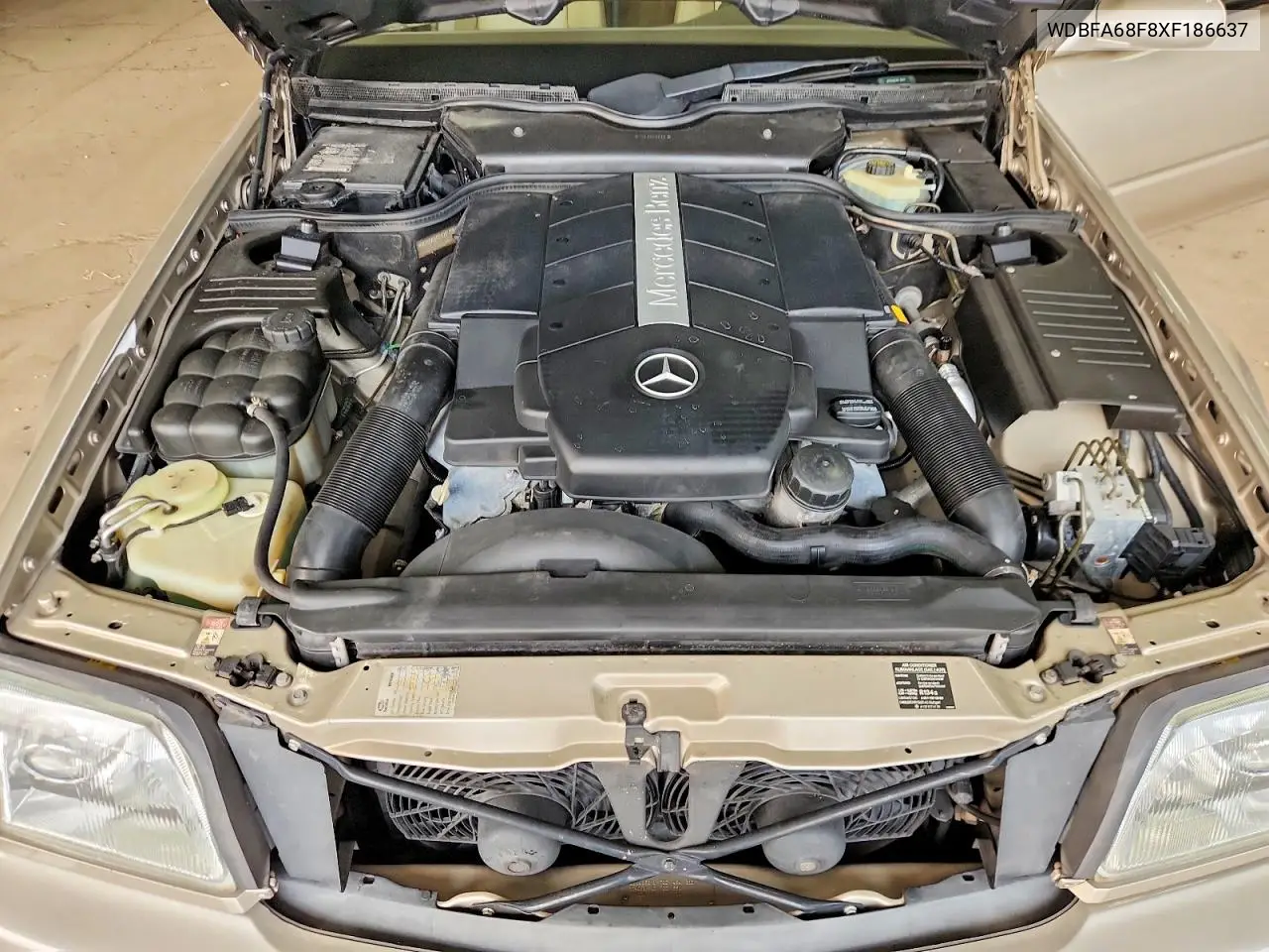 1999 Mercedes-Benz Sl 500 VIN: WDBFA68F8XF186637 Lot: 60720286