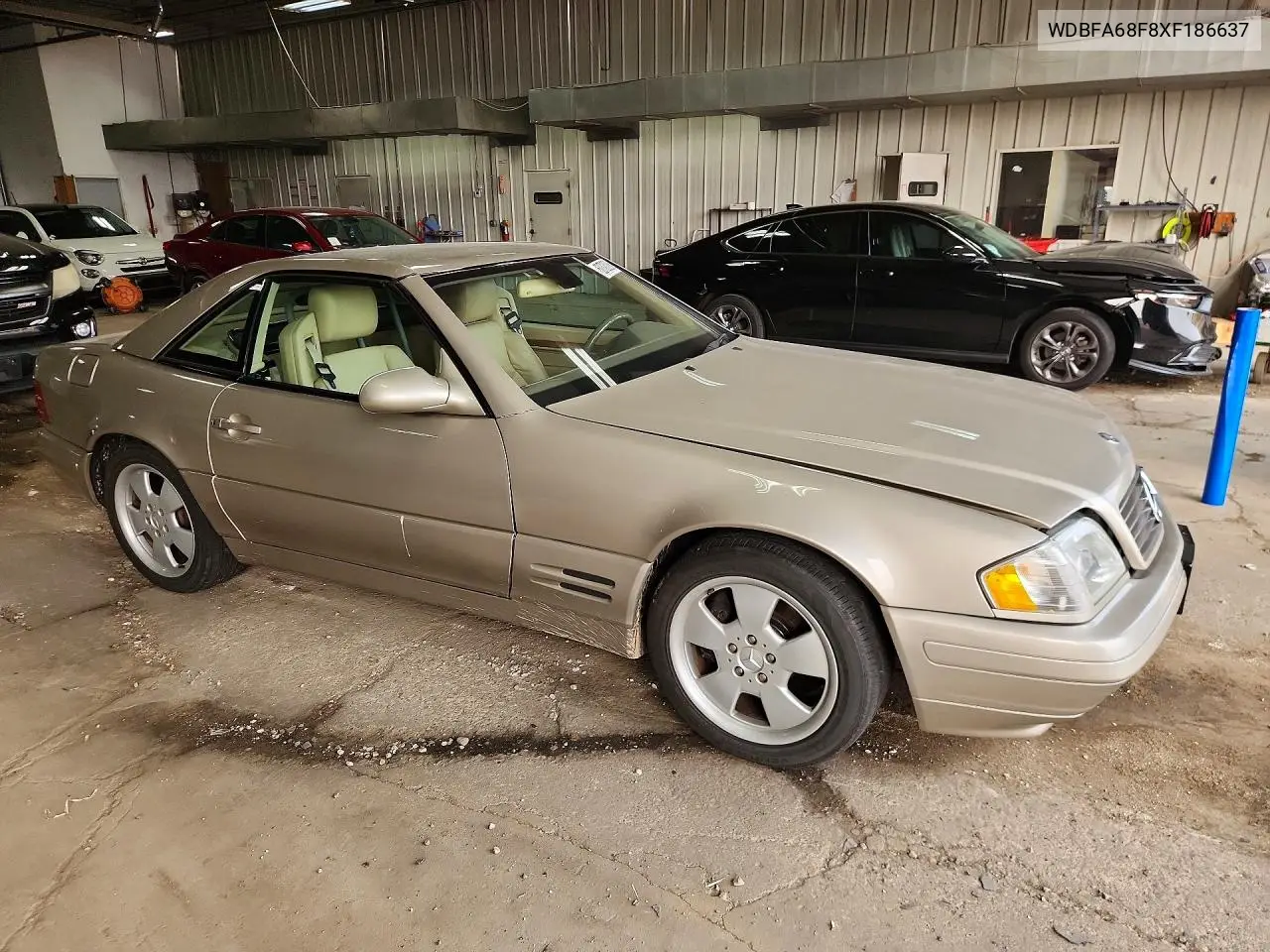 1999 Mercedes-Benz Sl 500 VIN: WDBFA68F8XF186637 Lot: 60720286