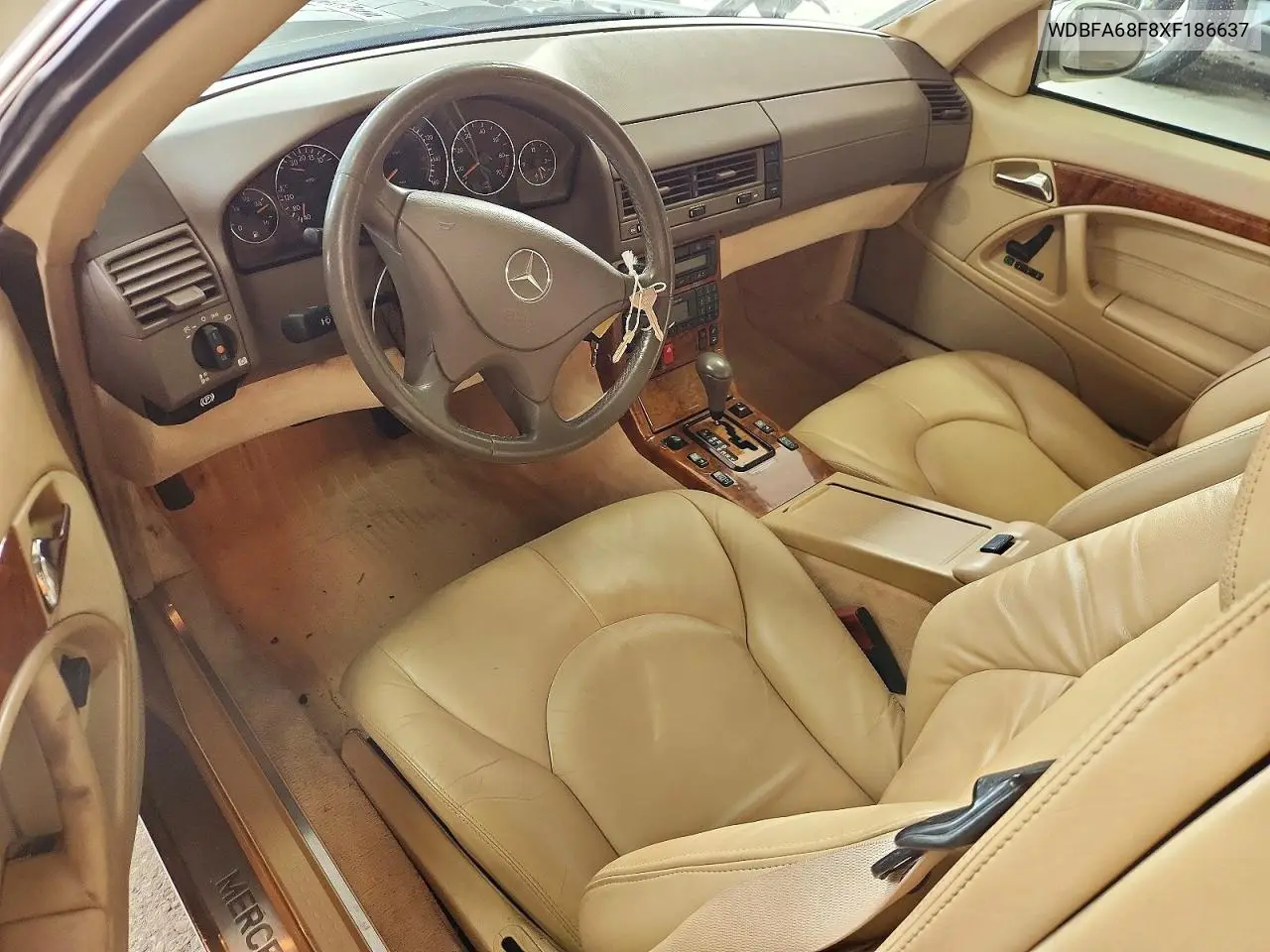 1999 Mercedes-Benz Sl 500 VIN: WDBFA68F8XF186637 Lot: 60720286