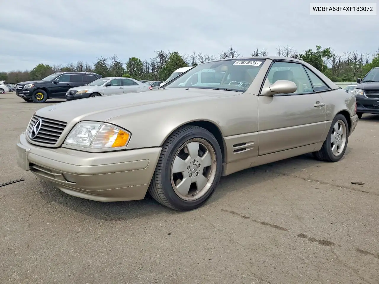 1999 Mercedes-Benz Sl 500 VIN: WDBFA68F4XF183072 Lot: 60930926