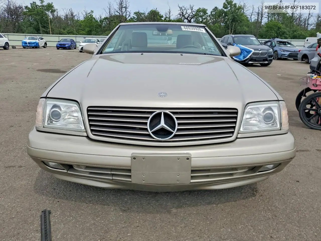 1999 Mercedes-Benz Sl 500 VIN: WDBFA68F4XF183072 Lot: 60930926