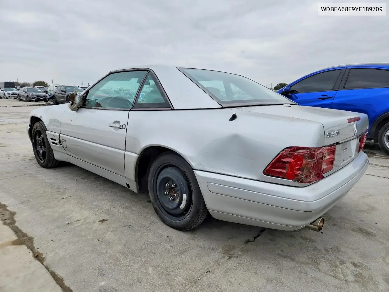 2000 Mercedes-Benz Sl 500 VIN: WDBFA68F9YF189709 Lot: 79318025