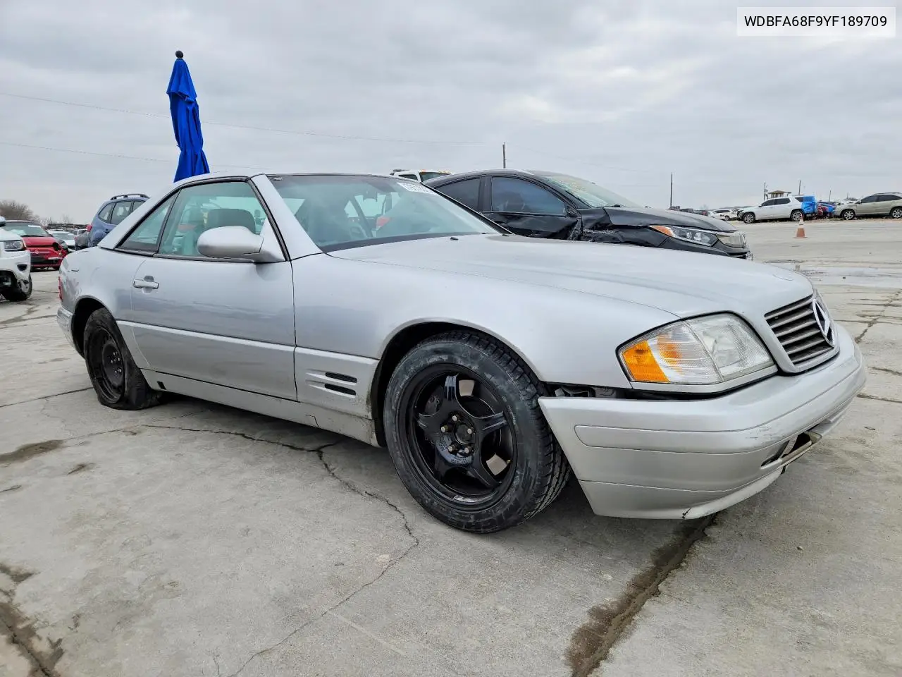 2000 Mercedes-Benz Sl 500 VIN: WDBFA68F9YF189709 Lot: 79318025