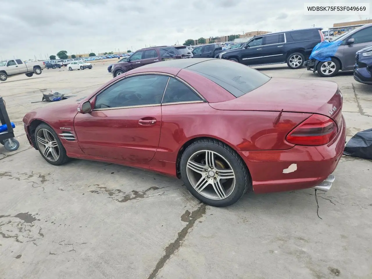 2003 Mercedes-Benz Sl 500R VIN: WDBSK75F53F049669 Lot: 51025706
