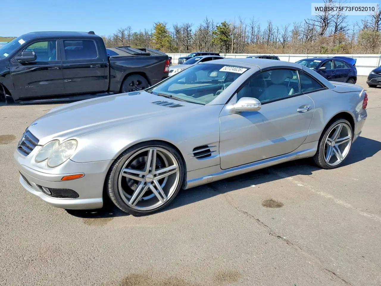 2003 Mercedes-Benz Sl 500R VIN: WDBSK75F73F052010 Lot: 52724626