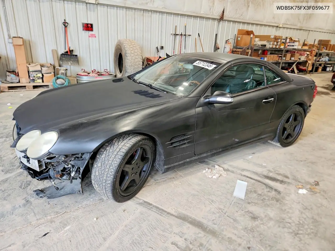 2003 Mercedes-Benz Sl 500R VIN: WDBSK75FX3F059677 Lot: 55712346