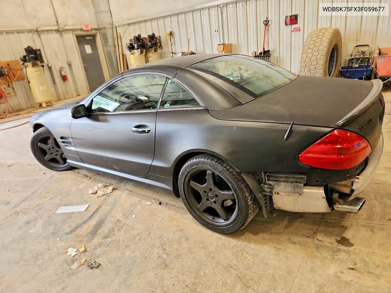 2003 Mercedes-Benz Sl 500R VIN: WDBSK75FX3F059677 Lot: 55712346