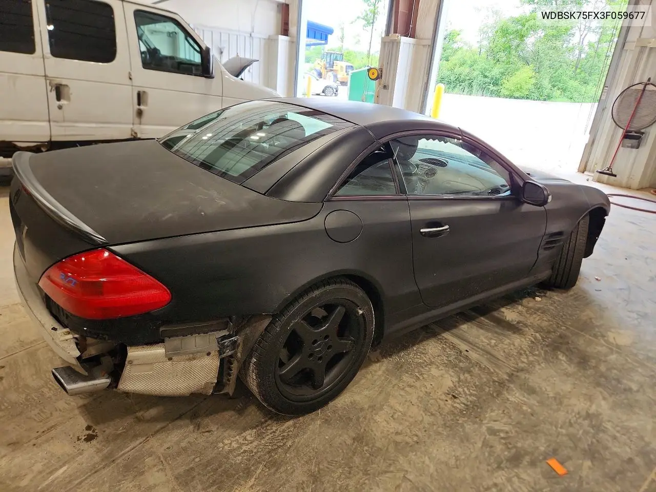 2003 Mercedes-Benz Sl 500R VIN: WDBSK75FX3F059677 Lot: 55712346