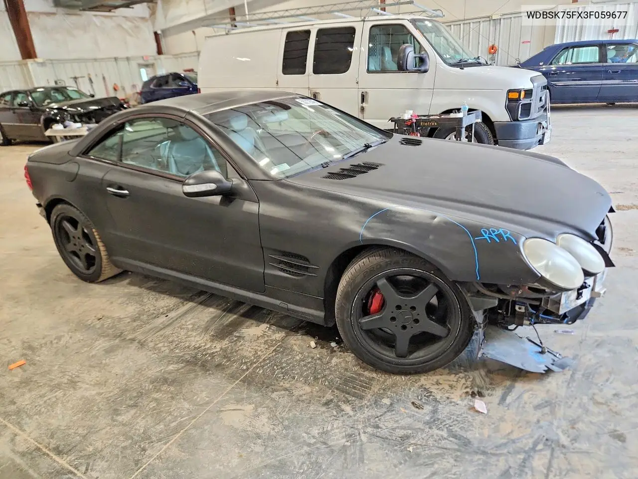 2003 Mercedes-Benz Sl 500R VIN: WDBSK75FX3F059677 Lot: 55712346