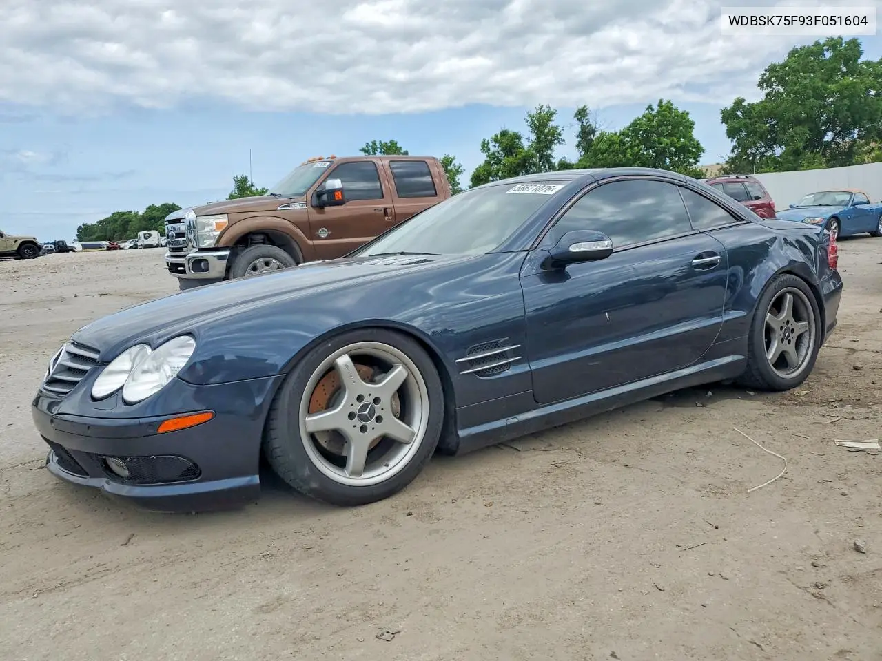 2003 Mercedes-Benz Sl 500R VIN: WDBSK75F93F051604 Lot: 56671076