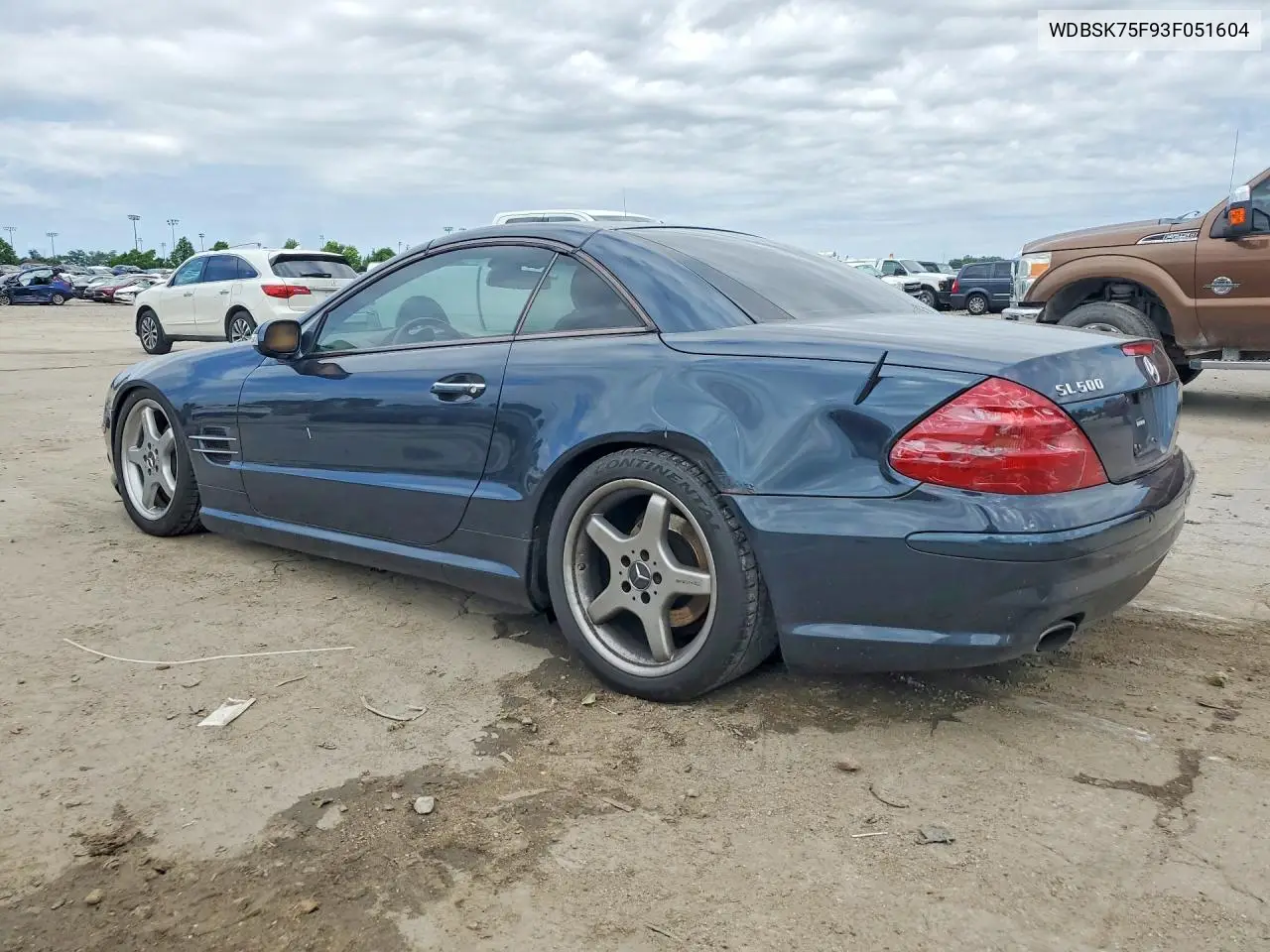 2003 Mercedes-Benz Sl 500R VIN: WDBSK75F93F051604 Lot: 56671076