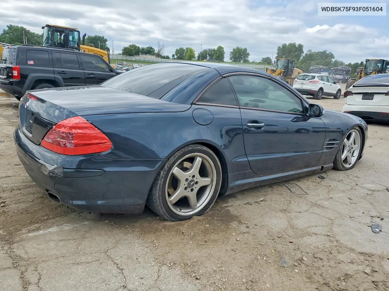 2003 Mercedes-Benz Sl 500R VIN: WDBSK75F93F051604 Lot: 56671076
