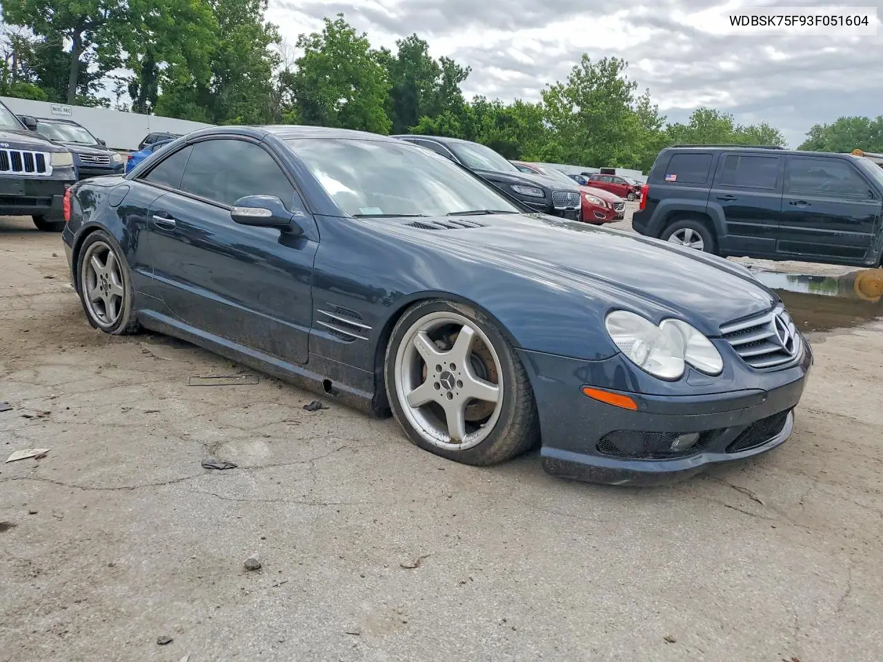 2003 Mercedes-Benz Sl 500R VIN: WDBSK75F93F051604 Lot: 56671076