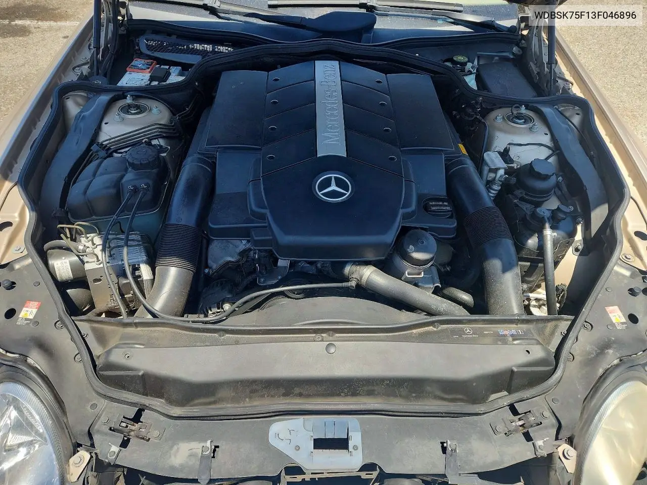 2003 Mercedes-Benz Sl 500R VIN: WDBSK75F13F046896 Lot: 57918786