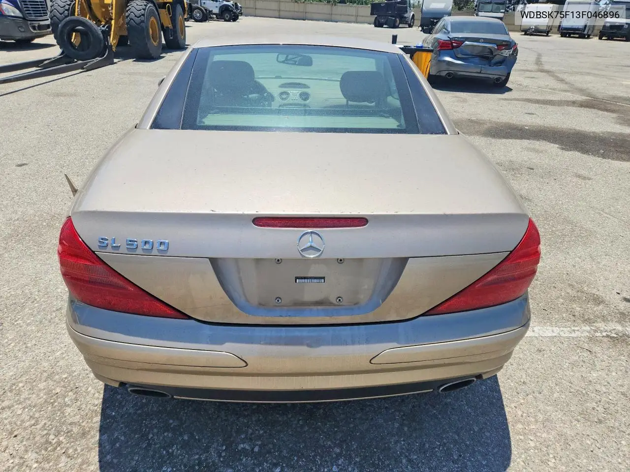 2003 Mercedes-Benz Sl 500R VIN: WDBSK75F13F046896 Lot: 57918786