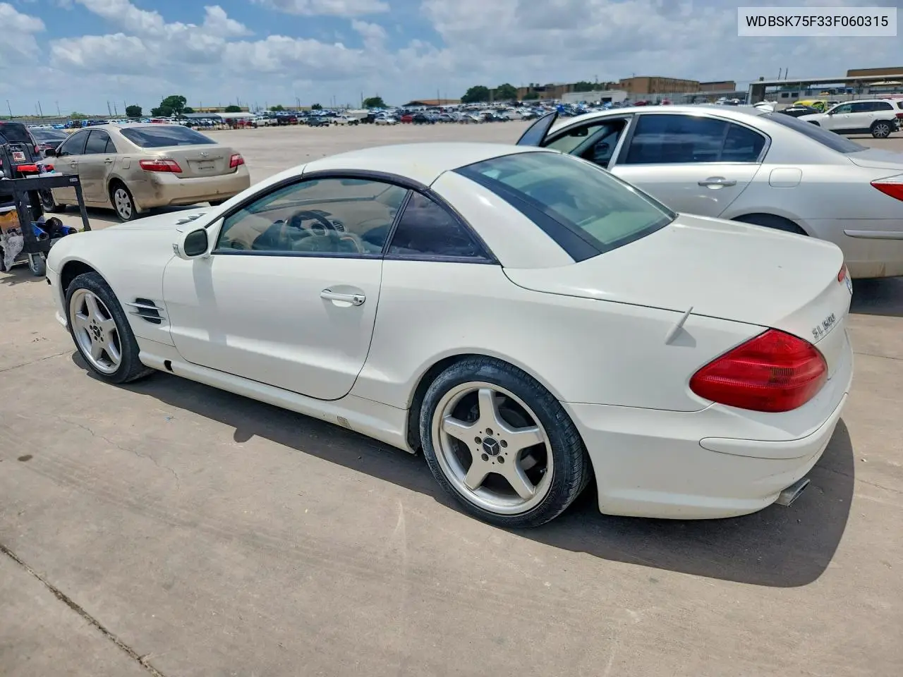 WDBSK75F33F060315 2003 Mercedes-Benz Sl 500