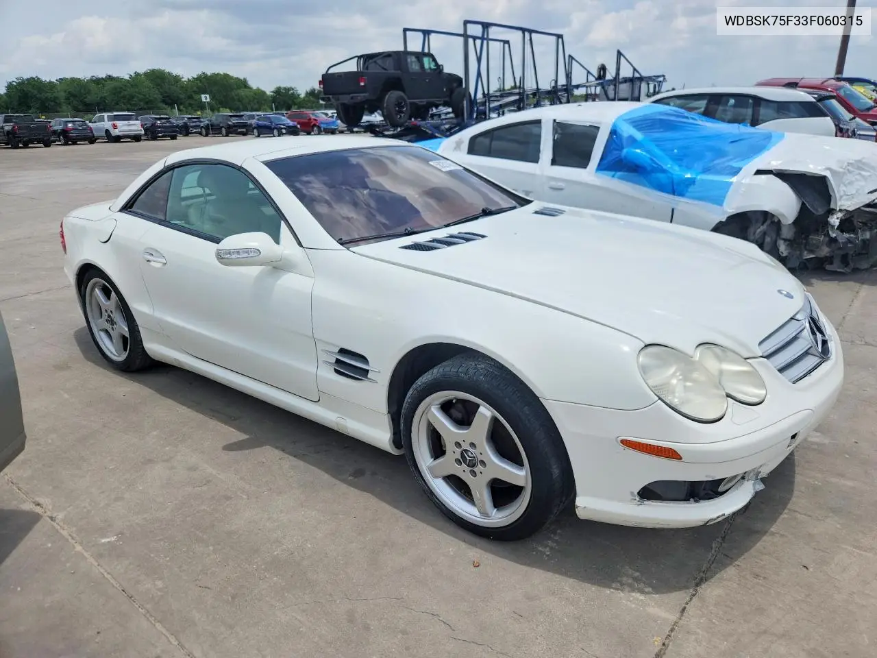 WDBSK75F33F060315 2003 Mercedes-Benz Sl 500
