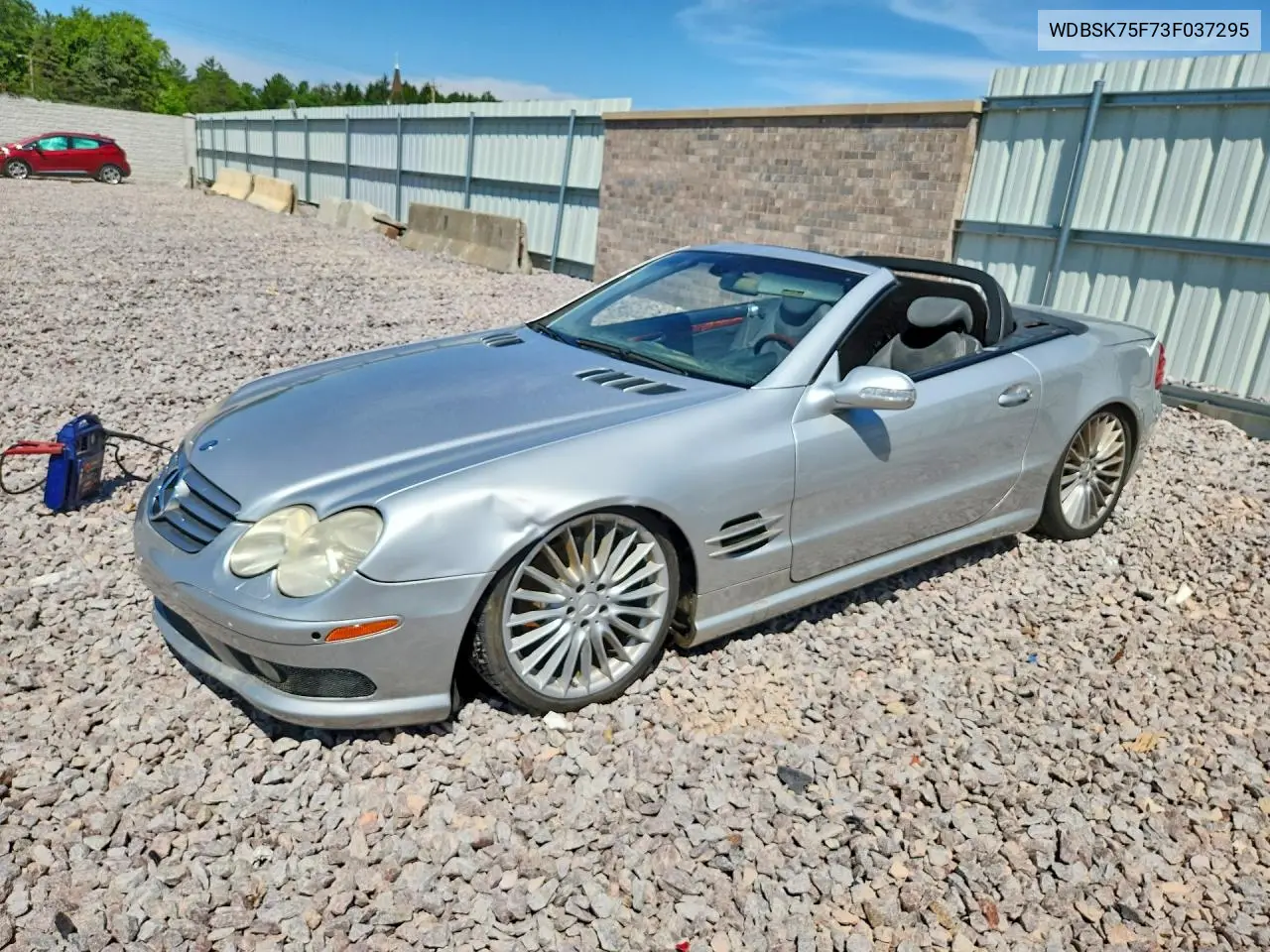 2003 Mercedes-Benz Sl 500R VIN: WDBSK75F73F037295 Lot: 59295446