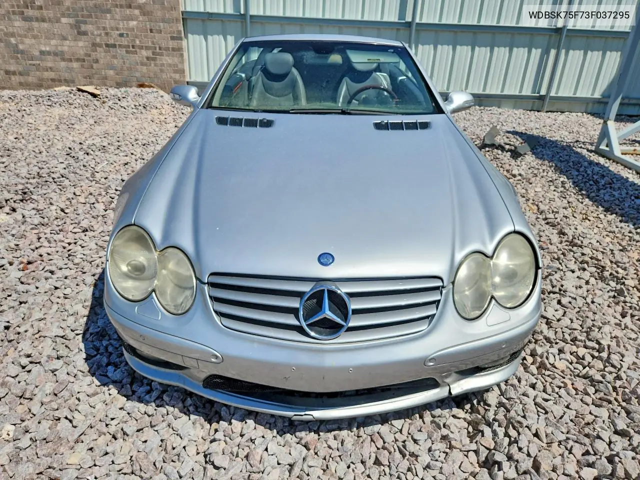 2003 Mercedes-Benz Sl 500R VIN: WDBSK75F73F037295 Lot: 59295446